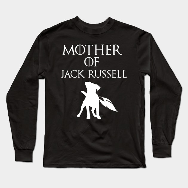 Mother Of   Jack russell - mother day gift Long Sleeve T-Shirt by yellowpinko